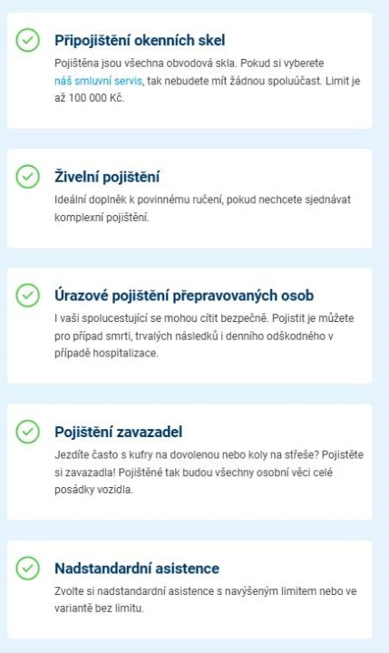 ČSOB - různé druhy připojištění