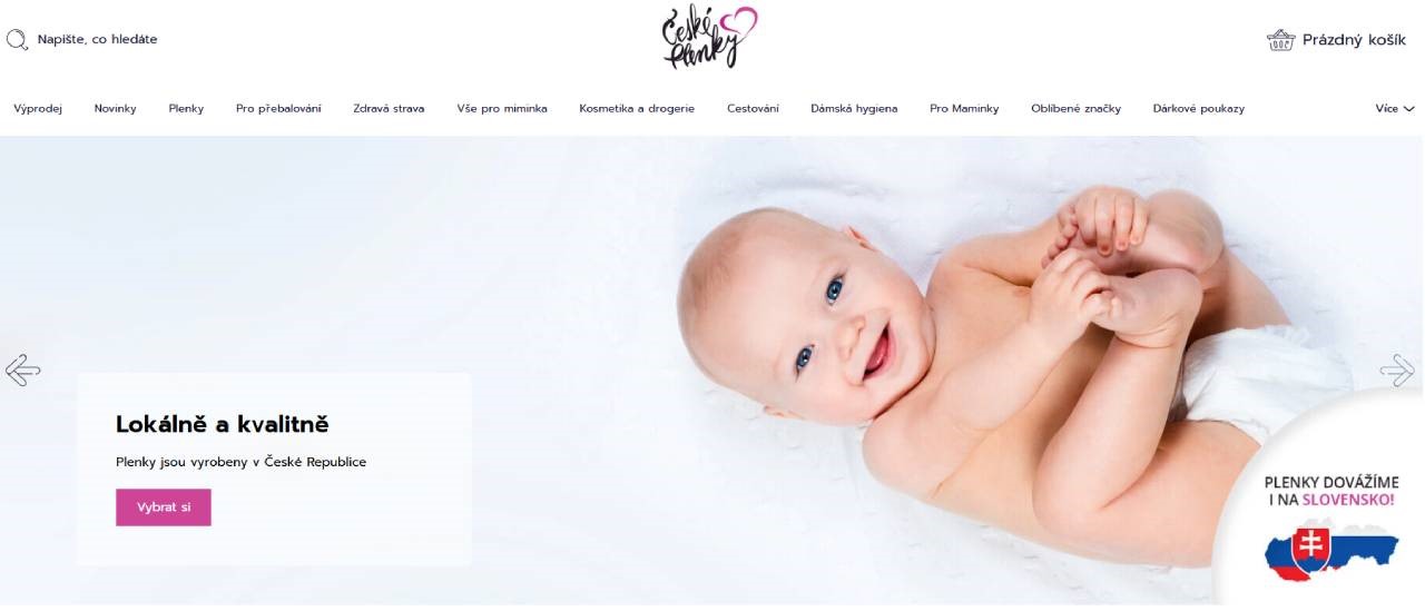 České plenky - e-shop