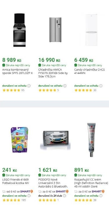 Allegro - nabídka produktů