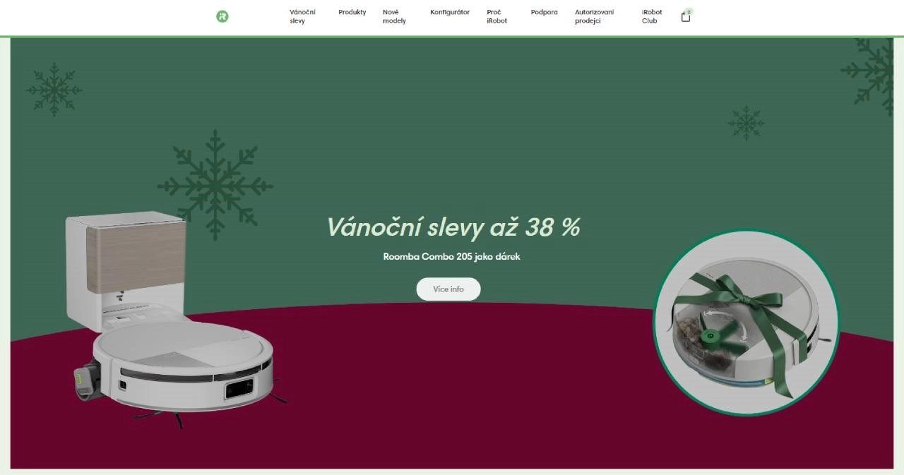 robotický vysavač s nabíjecí stanicí a robotický vysavač provázaný mašlí