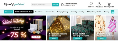 Výprodej povlečení - e-shop