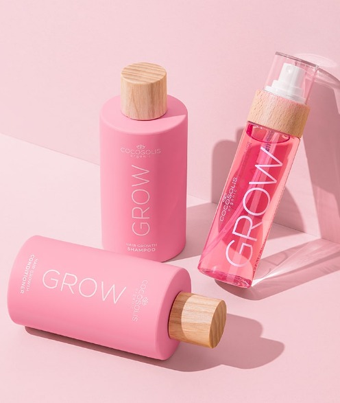 Sada kosmetických produktů Grow s růžovým designem