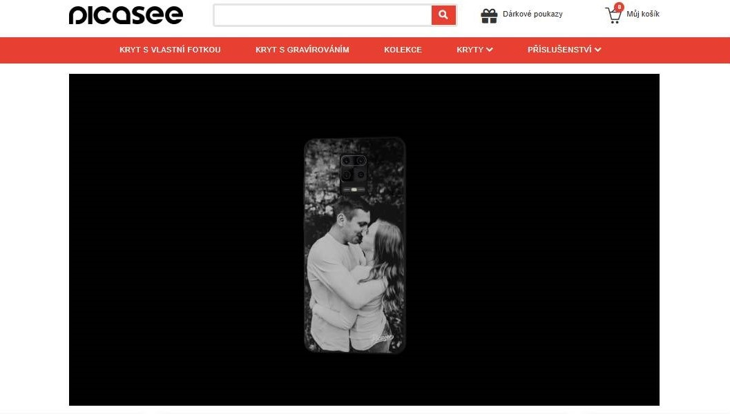 zamilovaná dvojice jako kryt na mobil