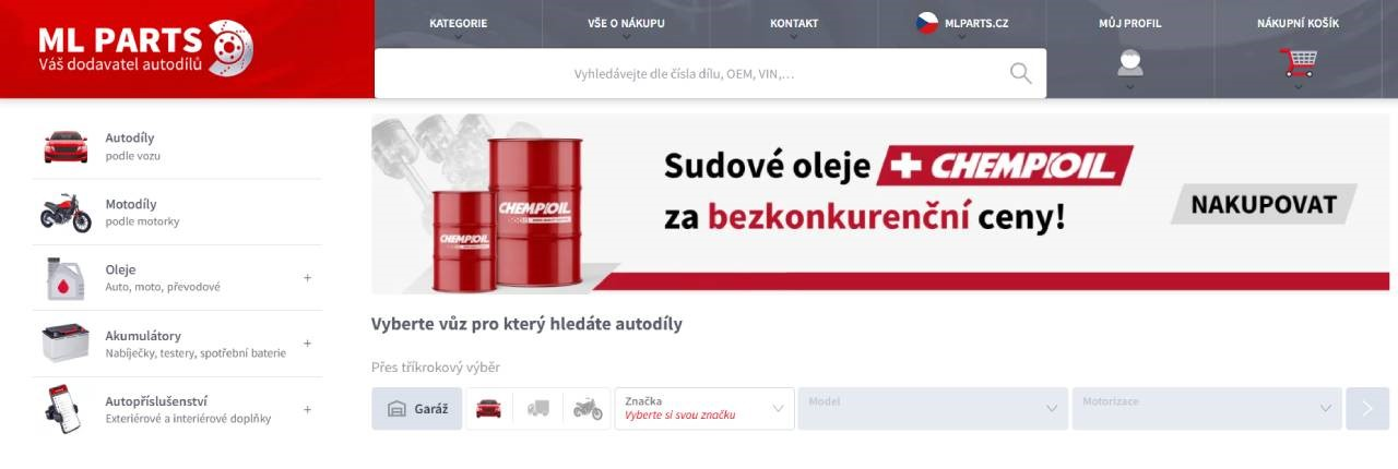 ML PARTS - červené sudové oleje