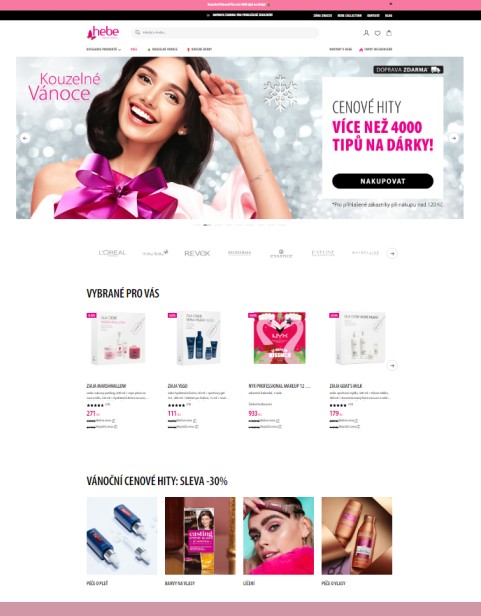 hebe homepage