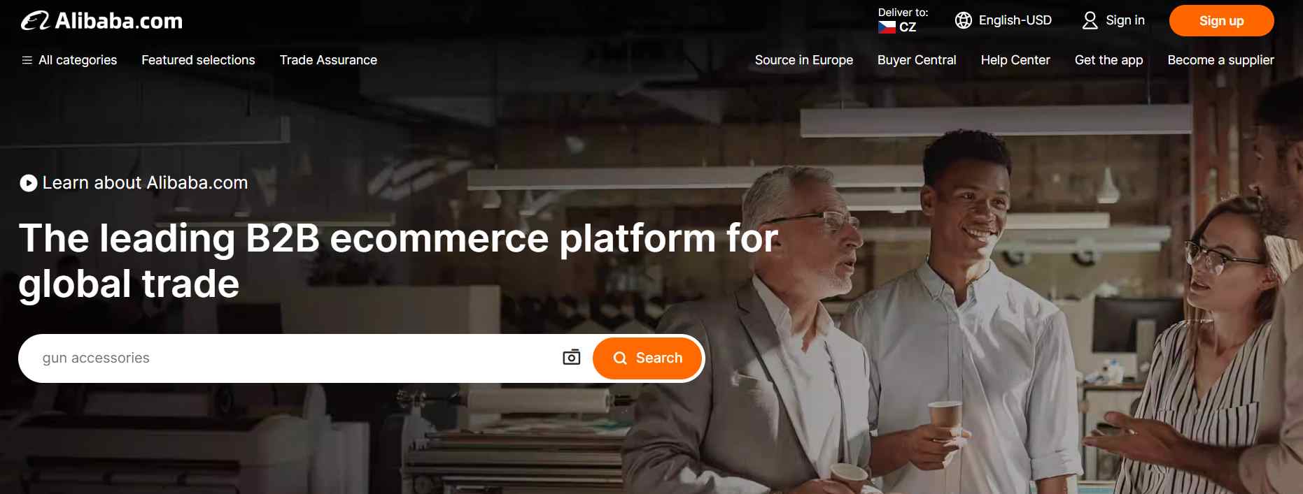 Alibaba webove stranky
