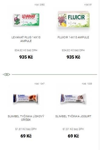 Natur house - nabídka produktů