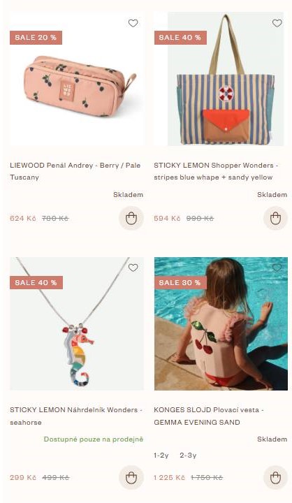 ružový penál, plážová taška, náhrdelník s morským koníkom a plávacia vesta