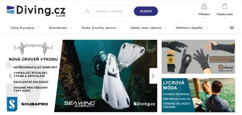 Diving.cz - e-shop