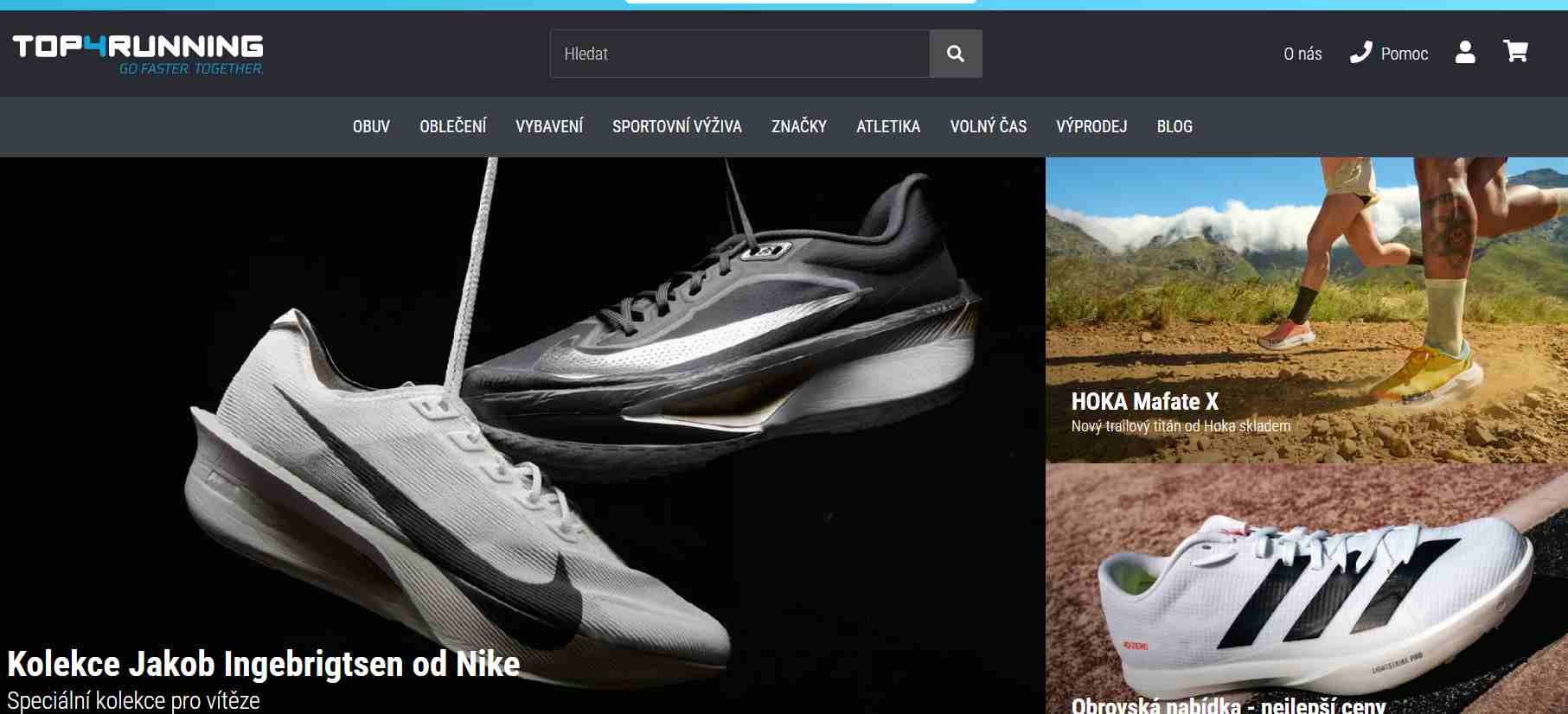 top4running webové stránky e-shopu