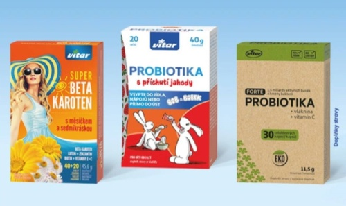 Moje lékárna - probiotika a beta karoten
