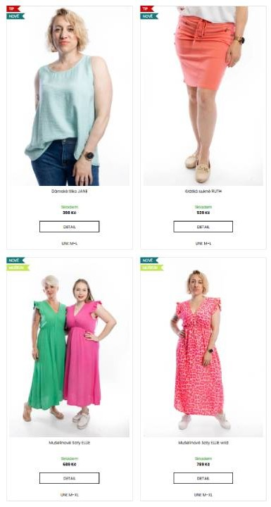 Holky z trhu - nabídka produktů