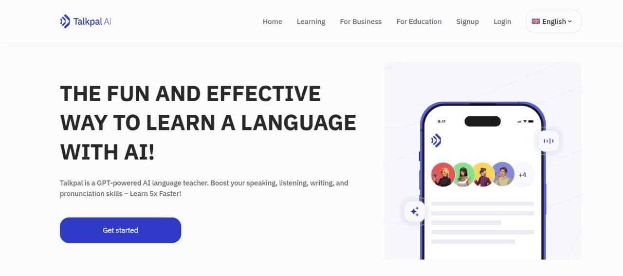 mobil s kuličkami osob, které se učí cizí jazyk