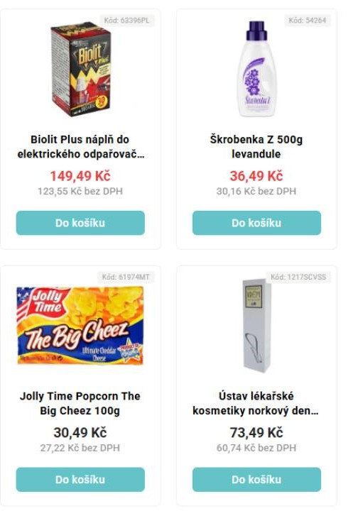 DrogerieShop - nabídka produktů