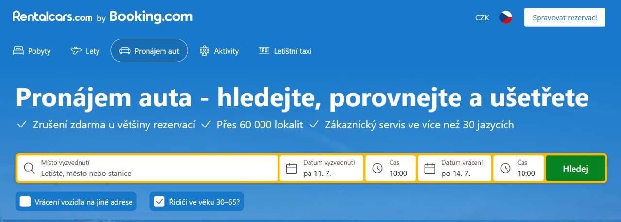 Rentalcars - e-shop