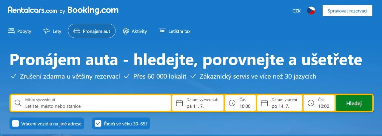Rentalcars - e-shop