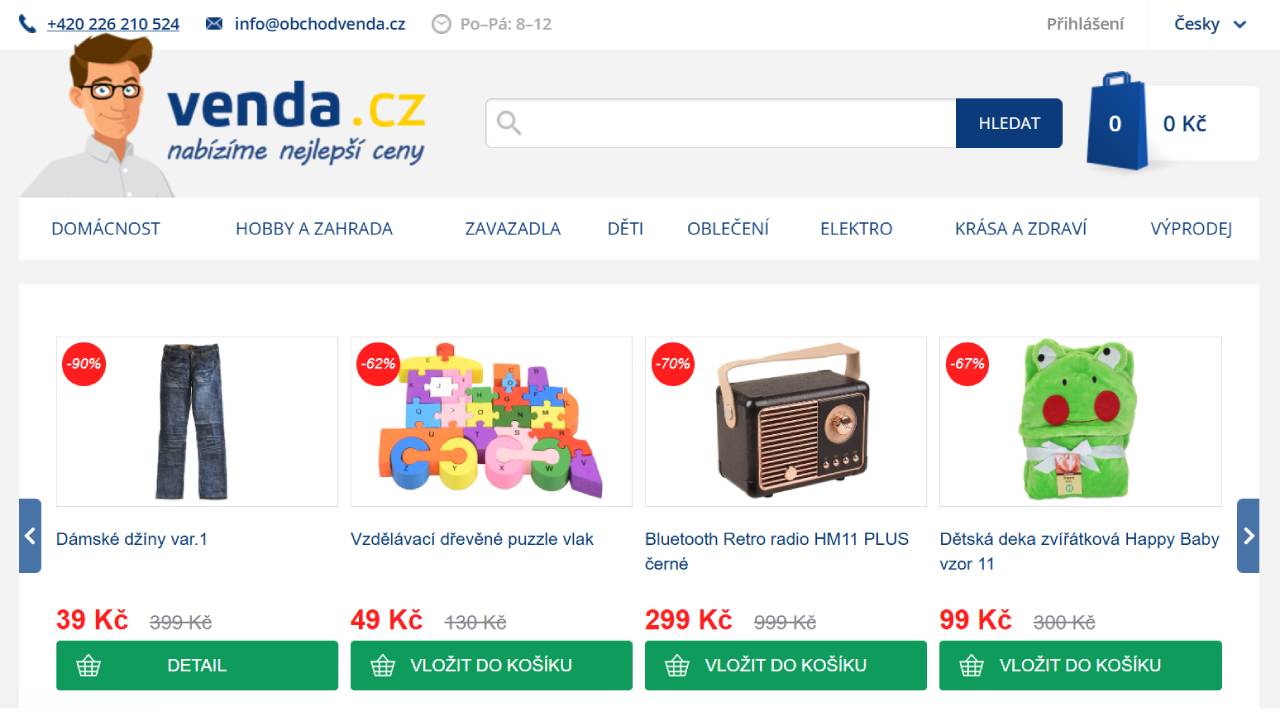 venda - e-shop