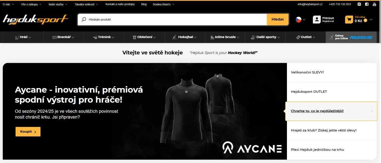 Hejduskport - e-shop