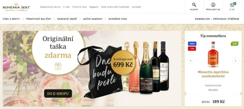 Osobní vinotéka - e-shop