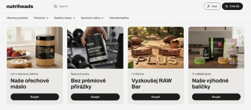 nabídka zdravé výživy a výhodné balíčky