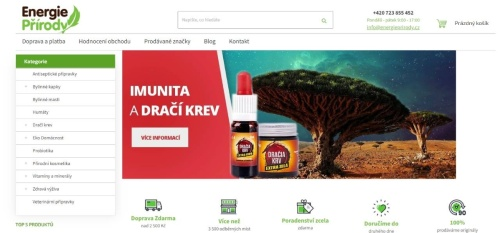 Energie Přírody - e-shop
