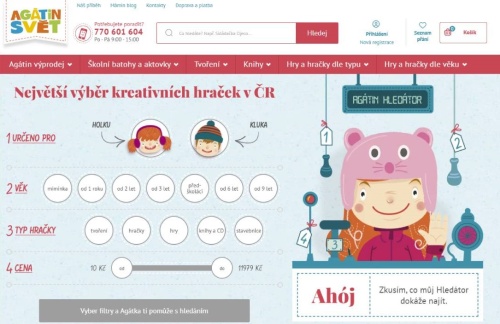 Agátin svět - e-shop