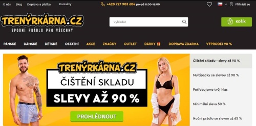 Trenýrkárna.cz - e-shop