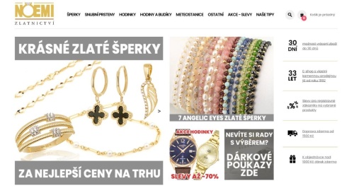 zlaté šperky, náramky na ruku i hodinky