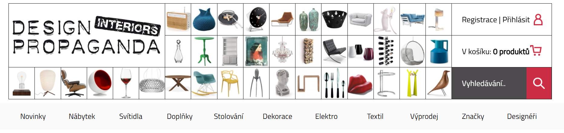designpropaganda webové stránky e-shopu
