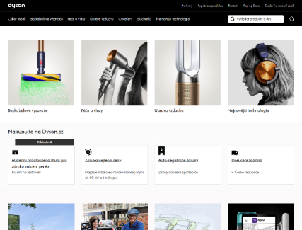 dyson.cz e-shop