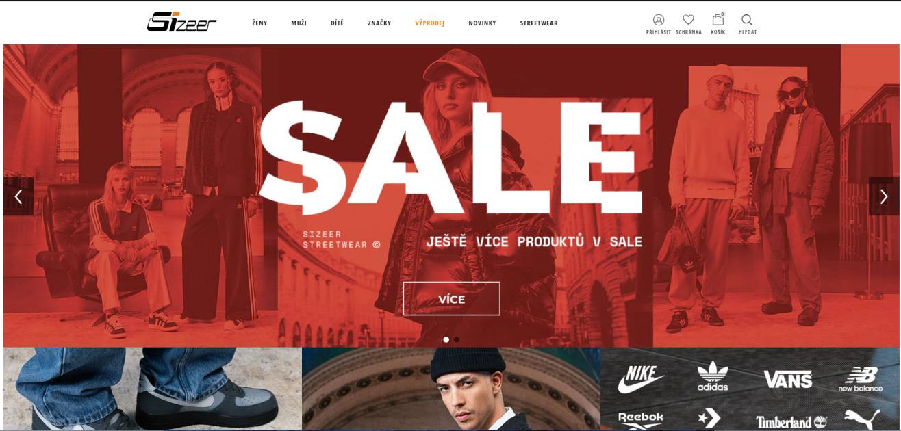 Sizeer.cz eshop