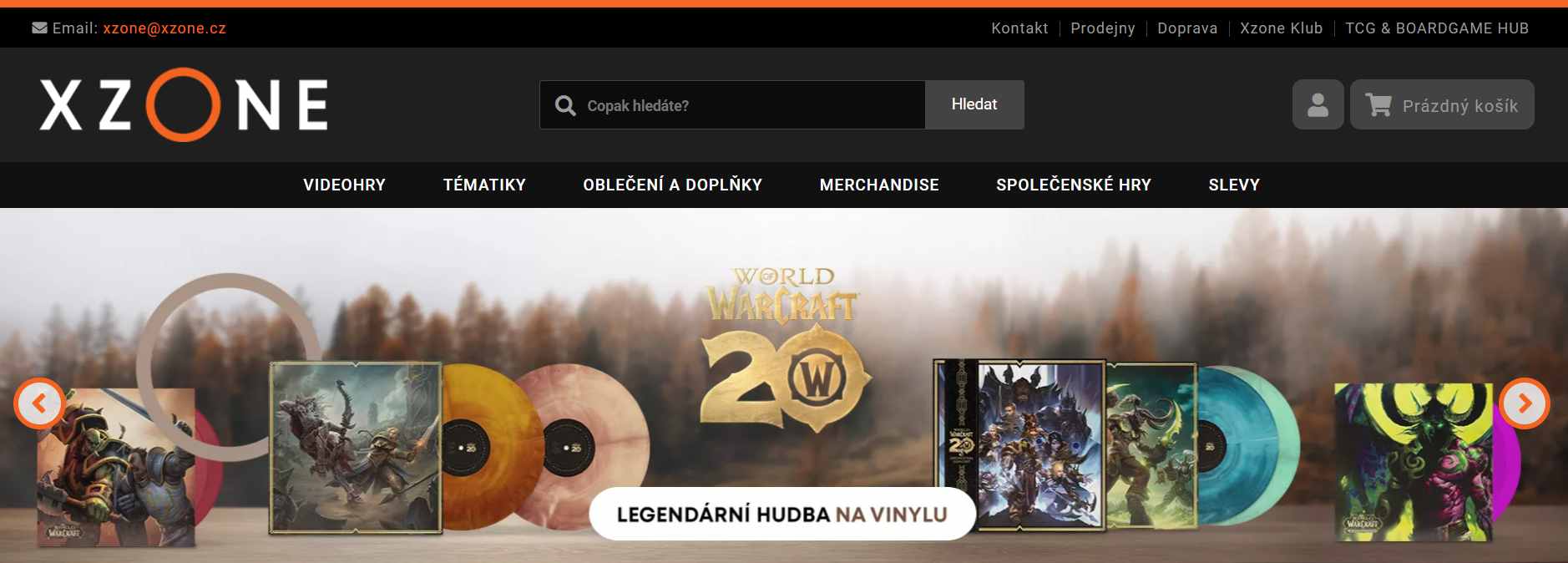 xzone webove stranky