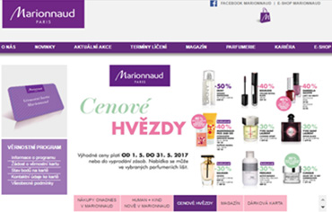 Marionnaud eshop