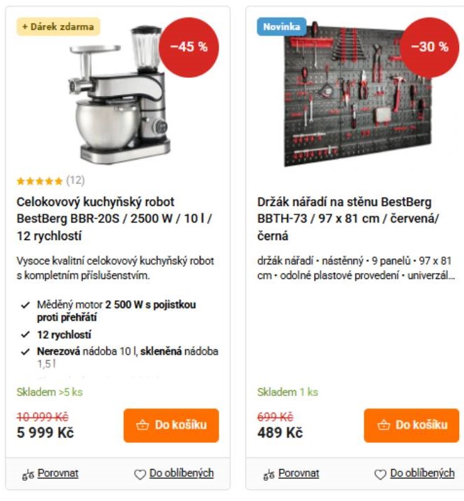 kuchyňský robot a držák nářadí na zeď