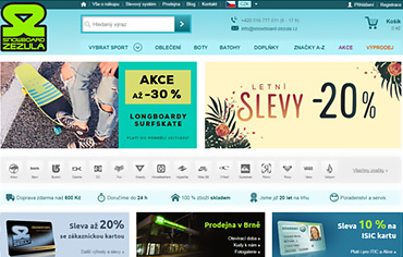Snowboard Zezula eshop