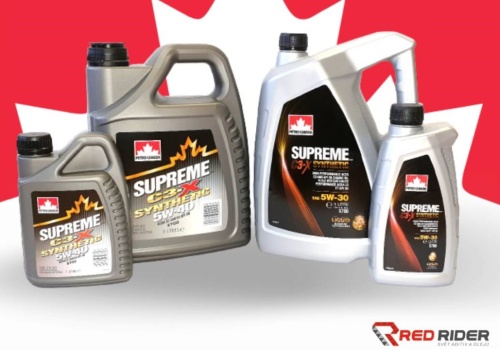 oleje do vozidel v různých baleních