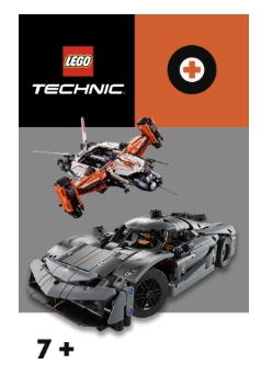 stavebnice Lego Technic pro děti od 7 let v šedé barvě