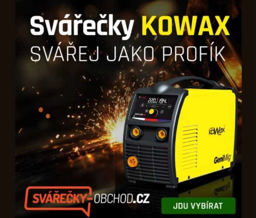 žlutá svářečka Kowax s jiskrami