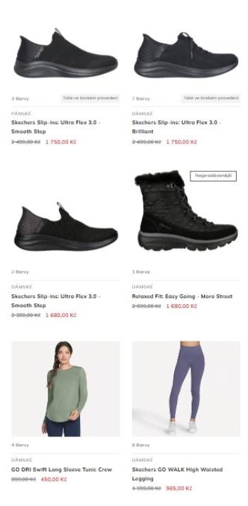 tenisky, vysoké boty, tričko s dlouhým rukávem a legíny