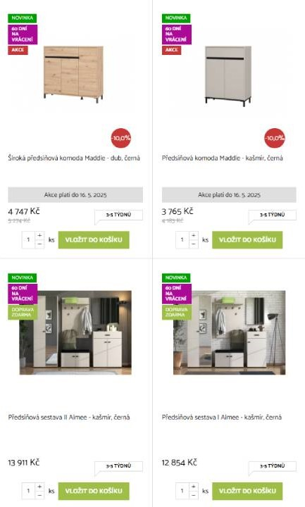 Nábytek harmonia - nabídka produktů