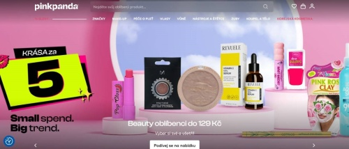 Pink Panda - rtěnka, make-up, sérum, lak, maska