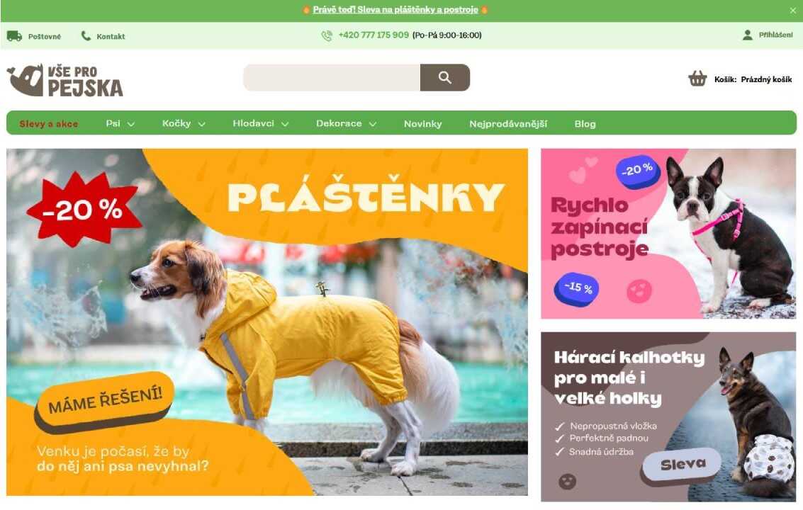 Vše pro pejska - e-shop