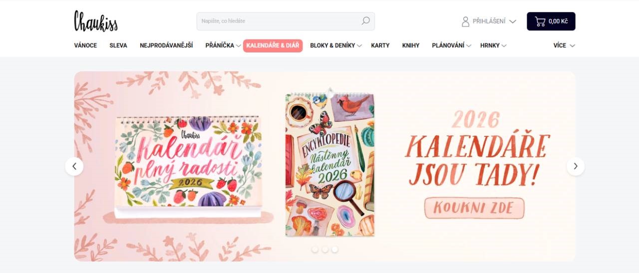 stolní kalendář a kapesní kalendář