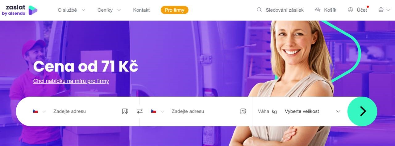 Zaslat.cz - e-shop