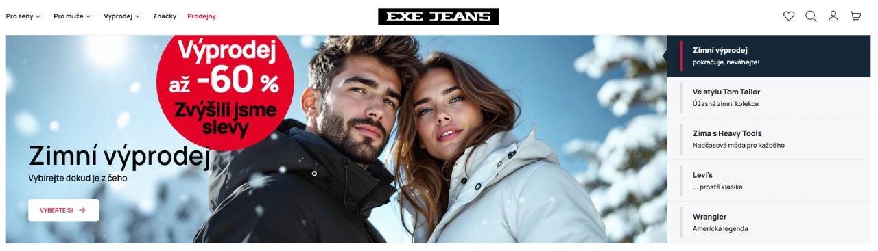 Exe Jeans - e-shop