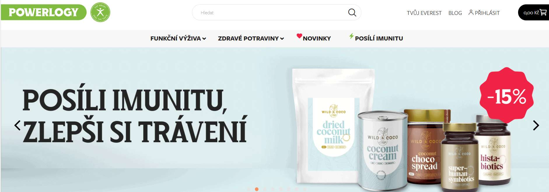 powerlogy webové stránky e-shopu