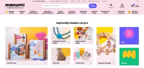 kreativní sady, korálky, šperky, hračky, svíčky, náramky