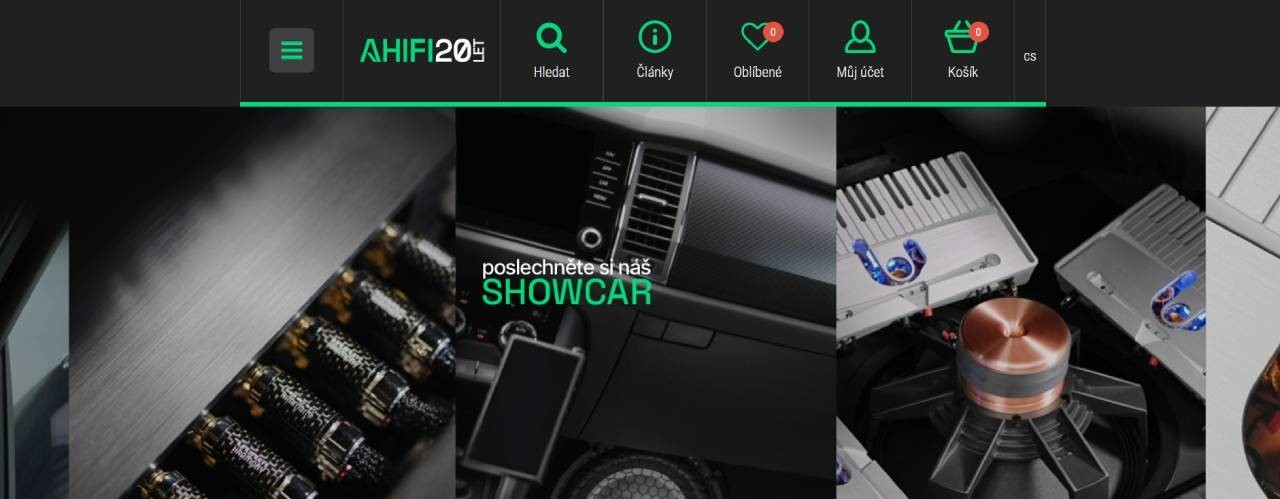 Ahifi - showcar, klávesy, autorádio a konektory