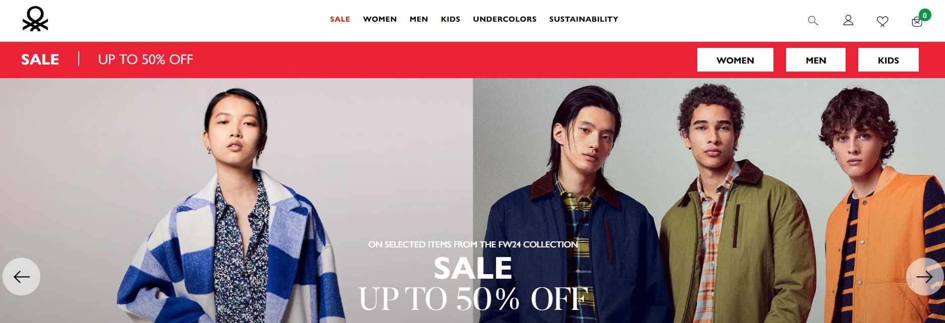 Benetton webove stranky