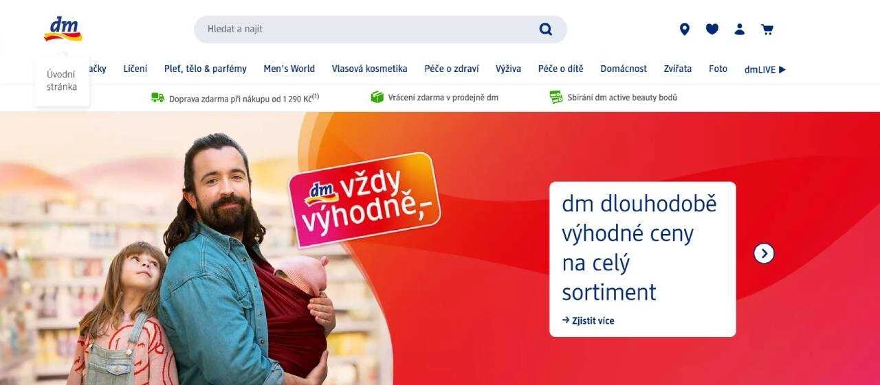 táta s dcerou v prodejně